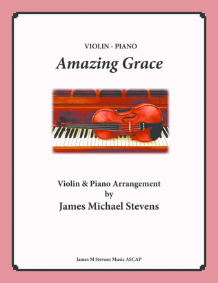Book cover for Amazing Grace - Solo Violin & Piano