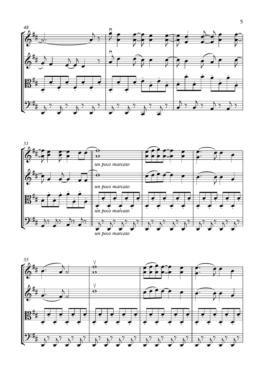 When All Is Said And Done String Quartet scores gallery preview page 5