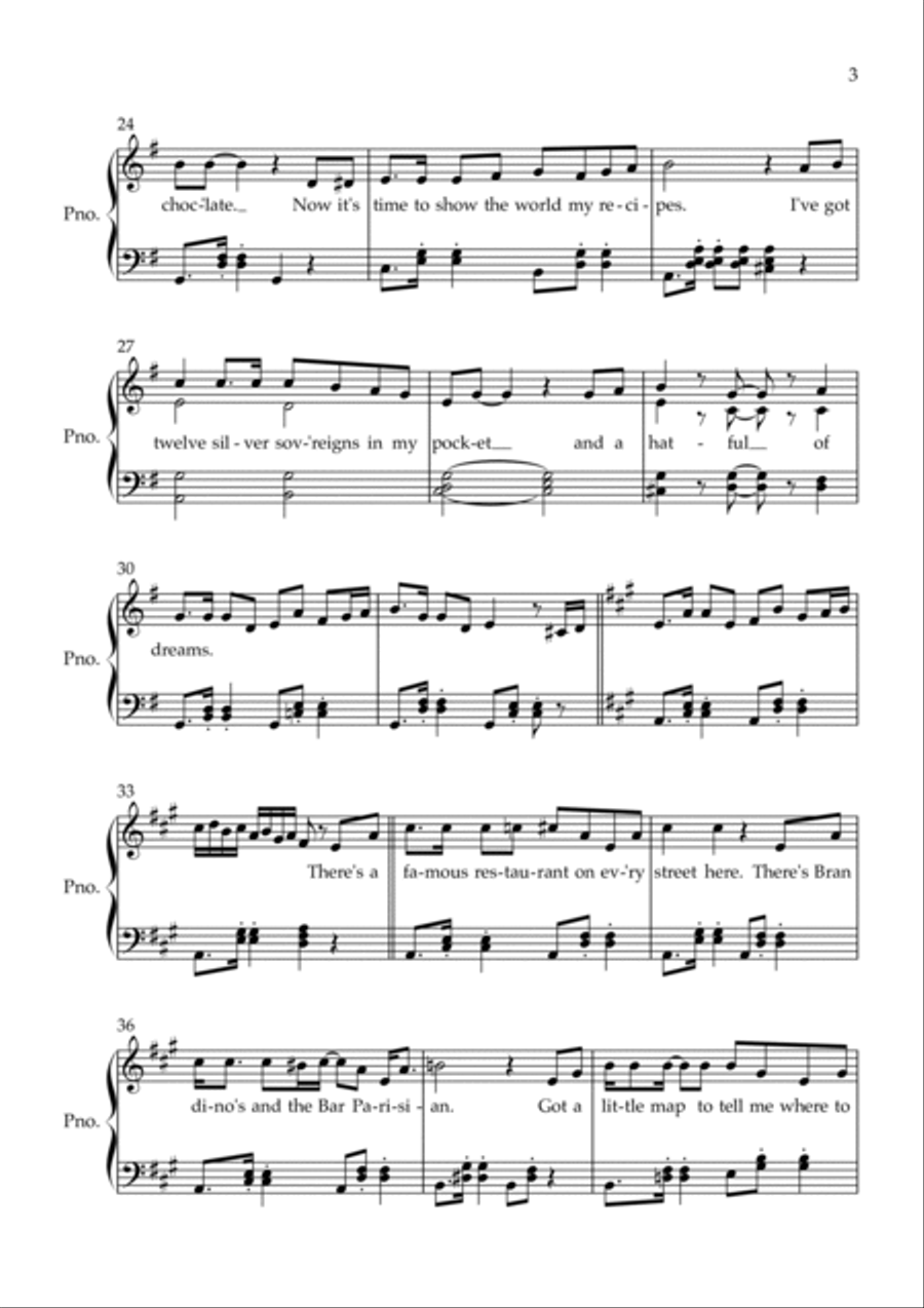 A Hatful Of Dreams Easy Piano scores gallery preview page 3