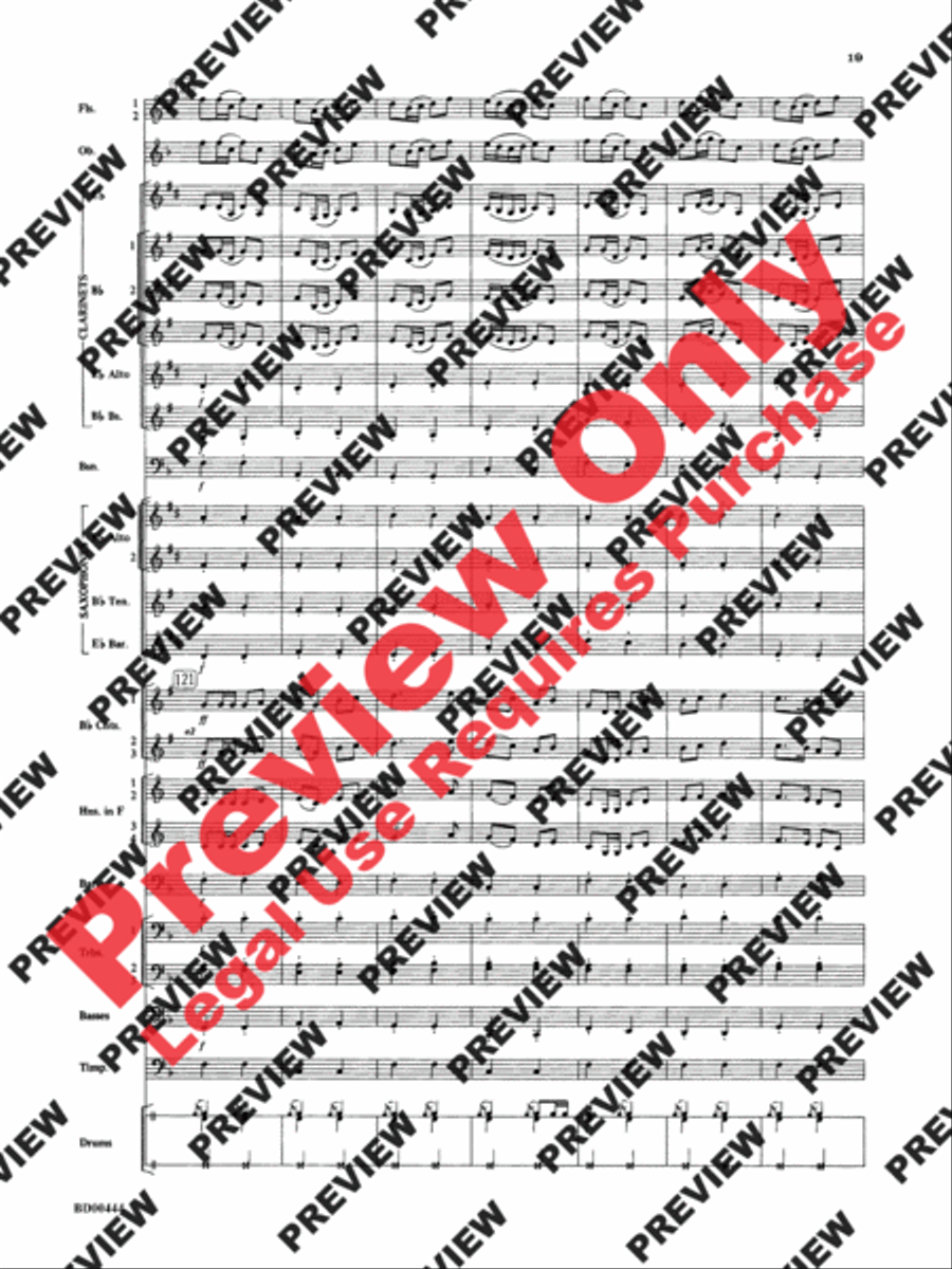 Lethbridge Overture Concert Band scores gallery preview page 20