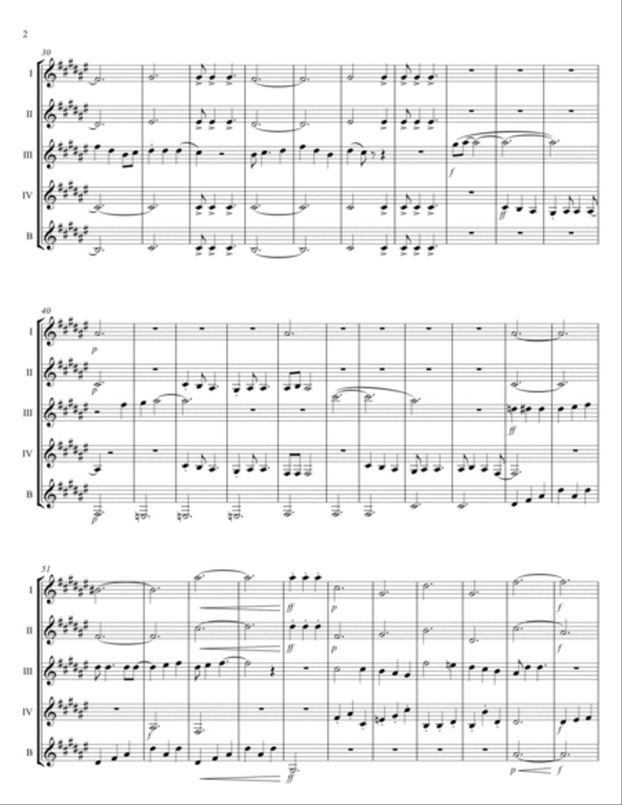 She's Leaving Home Clarinet Quintet scores gallery preview page 2