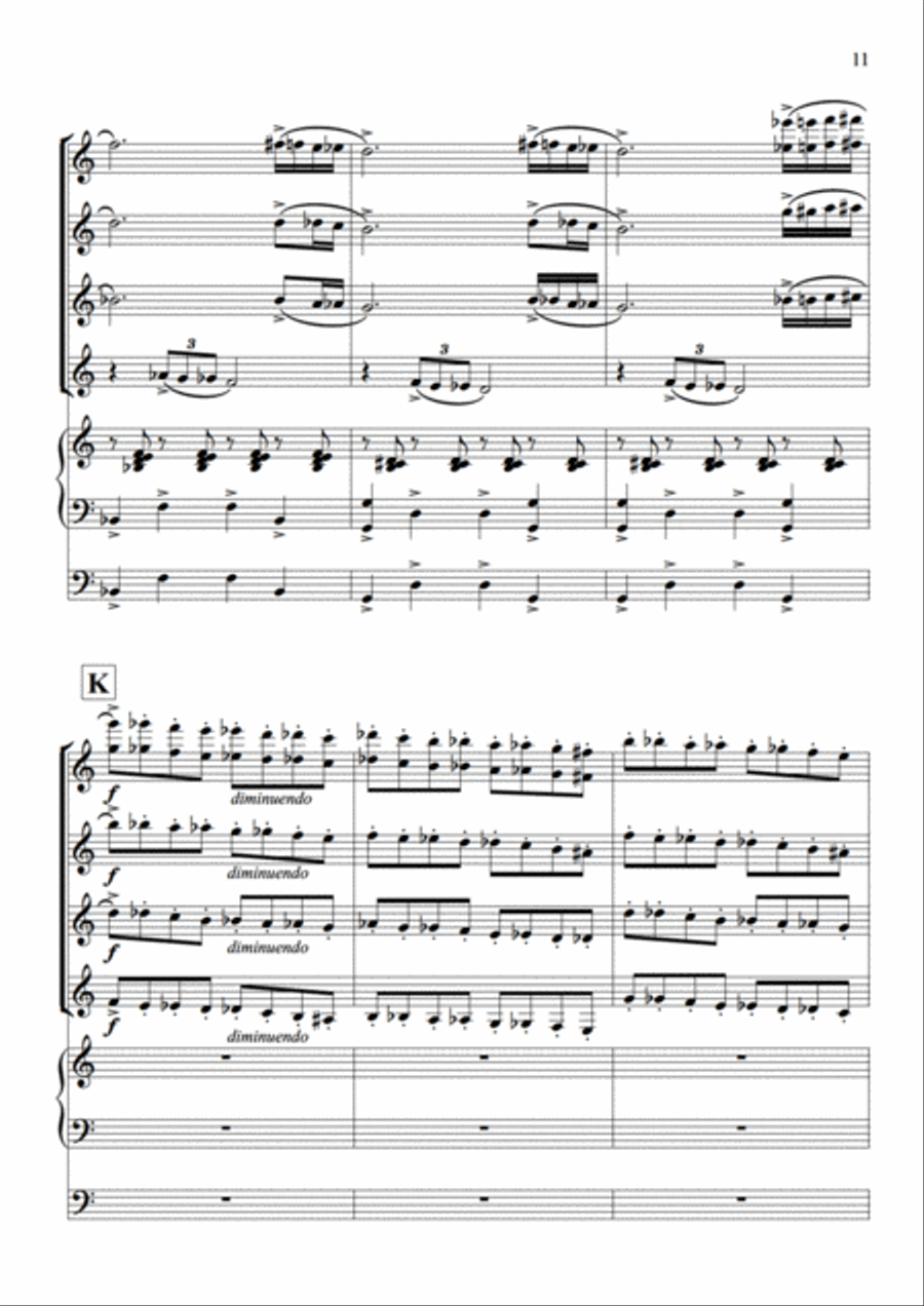 Sabre Dance From ‘Gayaneh’ Ballet Set of Parts scores gallery preview page 10