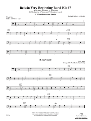 Belwin Very Beginning Band Kit #7: (wp) B-flat Tuba B.C.