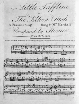 Little Taffline, or, The Silken Sash. A Favorite Song