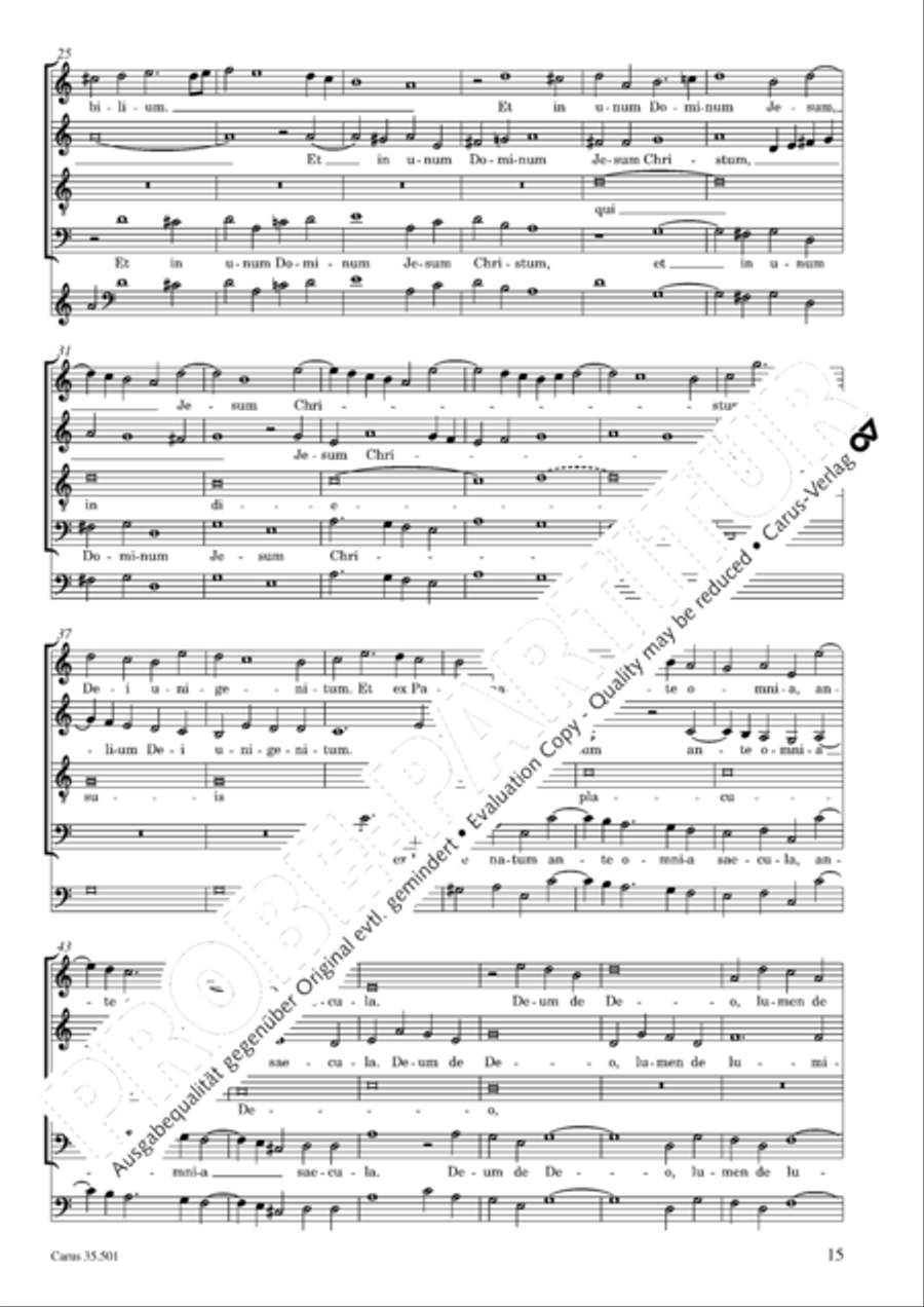 Palestrina: Masses and individual movements Score scores gallery preview page 30