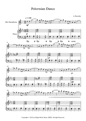 Polovtsian Dance - Alexander Borodin (Alto Sax + Piano)