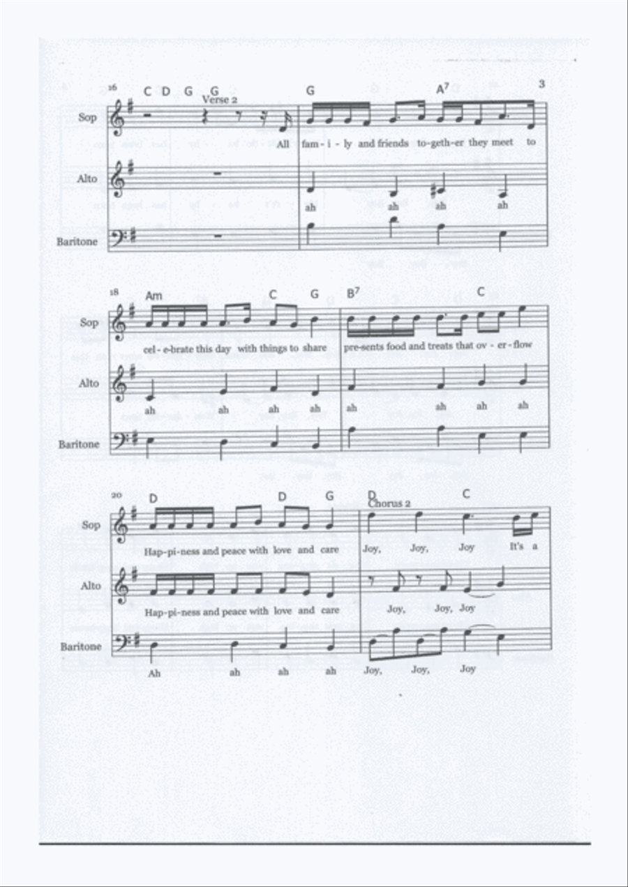 Joy Joy JOy Small Ensemble scores gallery preview page 4