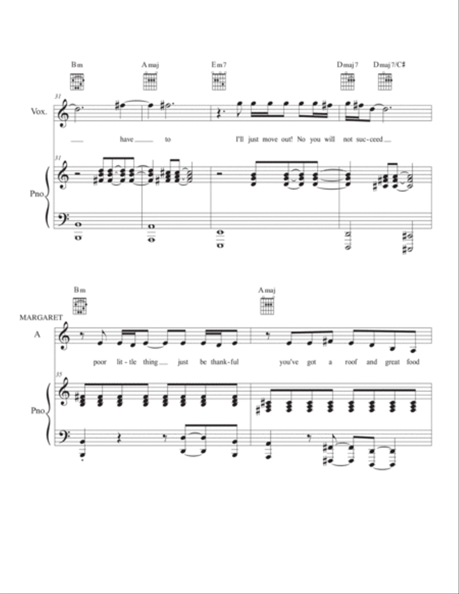Listen to Me Piano, Vocal, Guitar scores gallery preview page 4