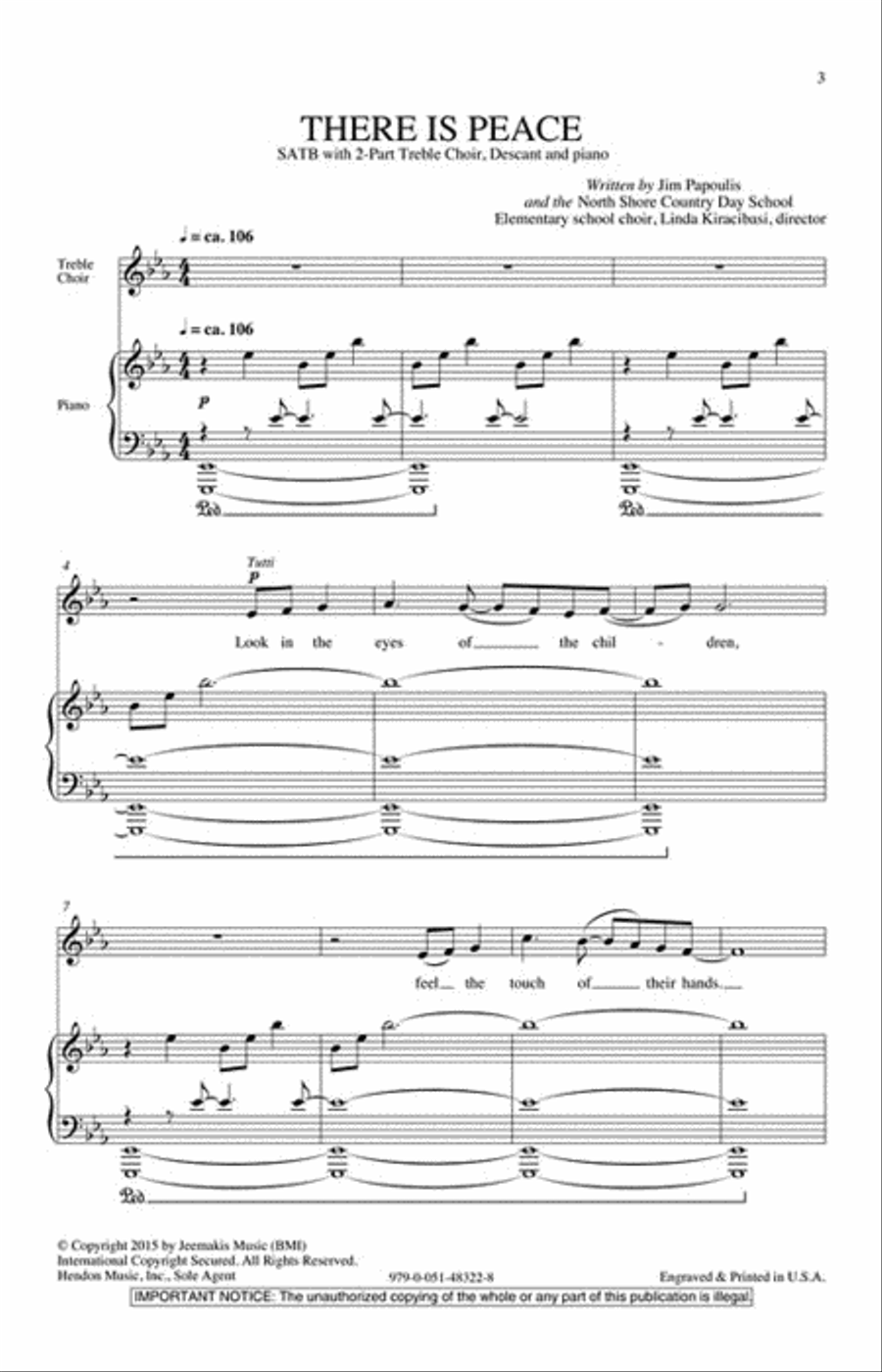 There Is Peace 4-Part scores gallery preview page 2