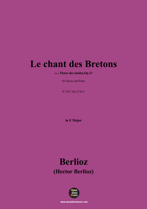 Berlioz-Le chant des Bretons,H 71B,in E Major