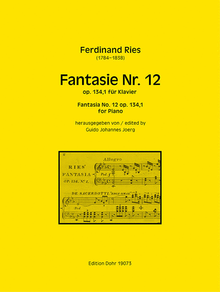Fantasie Nr. 12 für Klavier op. 134,1 (1824) (über Themen aus Rossinis Oper "Semiramide")
