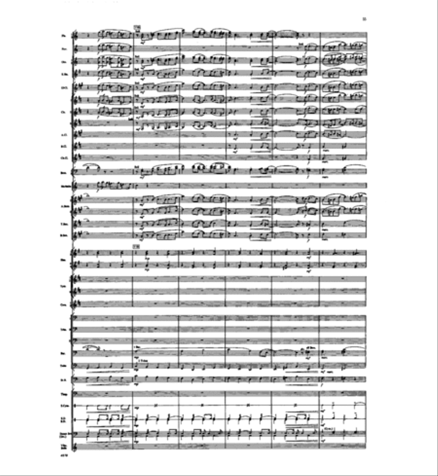 Concertino for Marimba and Winds Concert Band scores gallery preview page 53