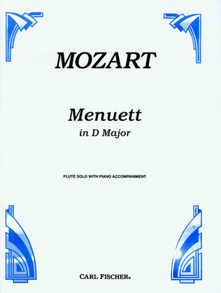 Book cover for Menuett in D Major