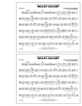 Bella's Lullaby (from "Twilight") - Trombone
