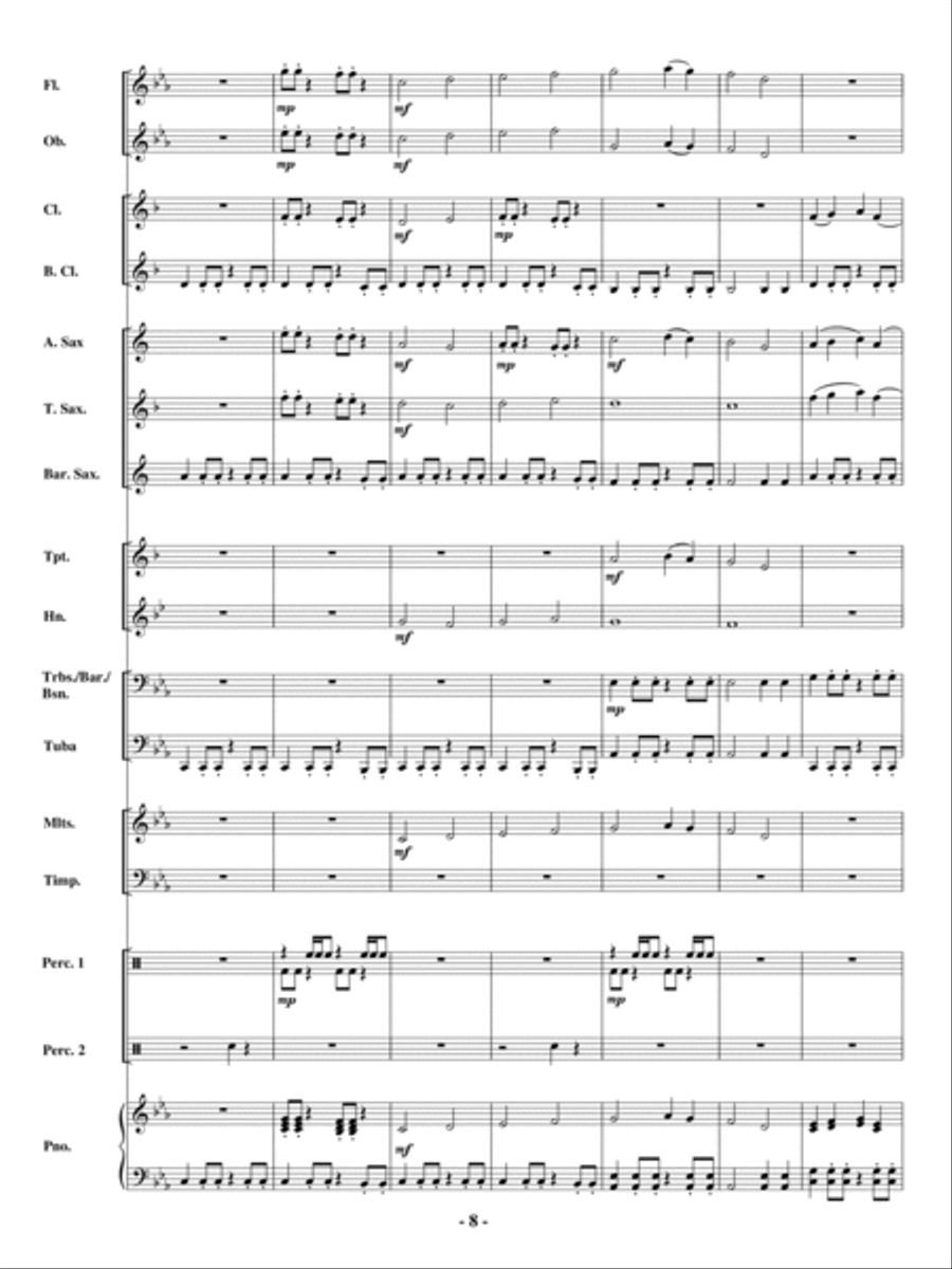 The Soaring Spirit Concert Band scores gallery preview page 7