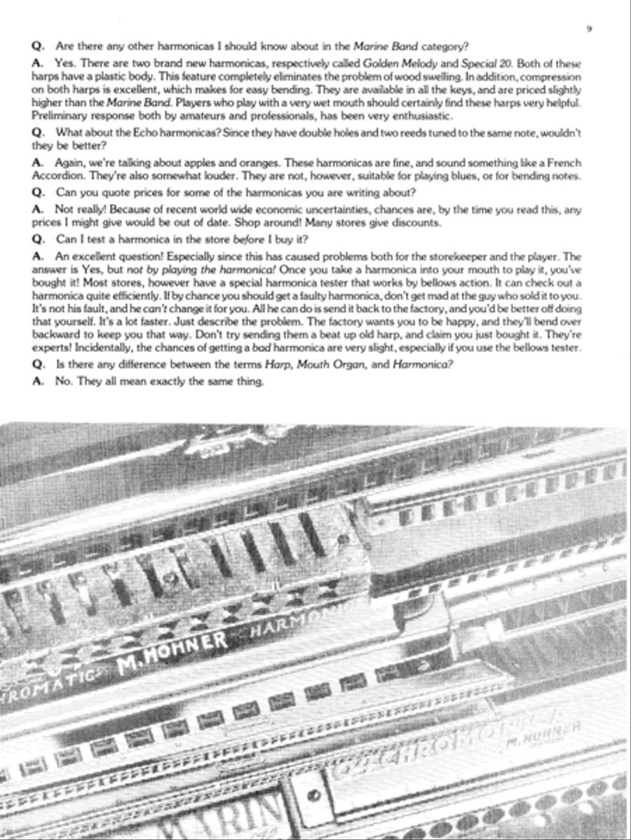 Blues Harp and Marine Band Harmonica scores gallery preview page 9