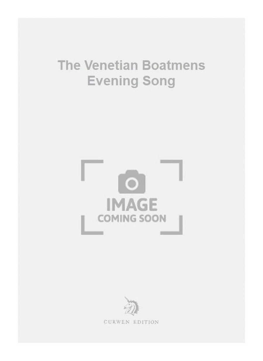 The Venetian Boatmens Evening Song 4-Part scores gallery preview page 1