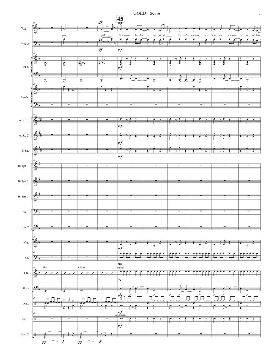 Gold Gold 4-Part scores gallery preview page 5