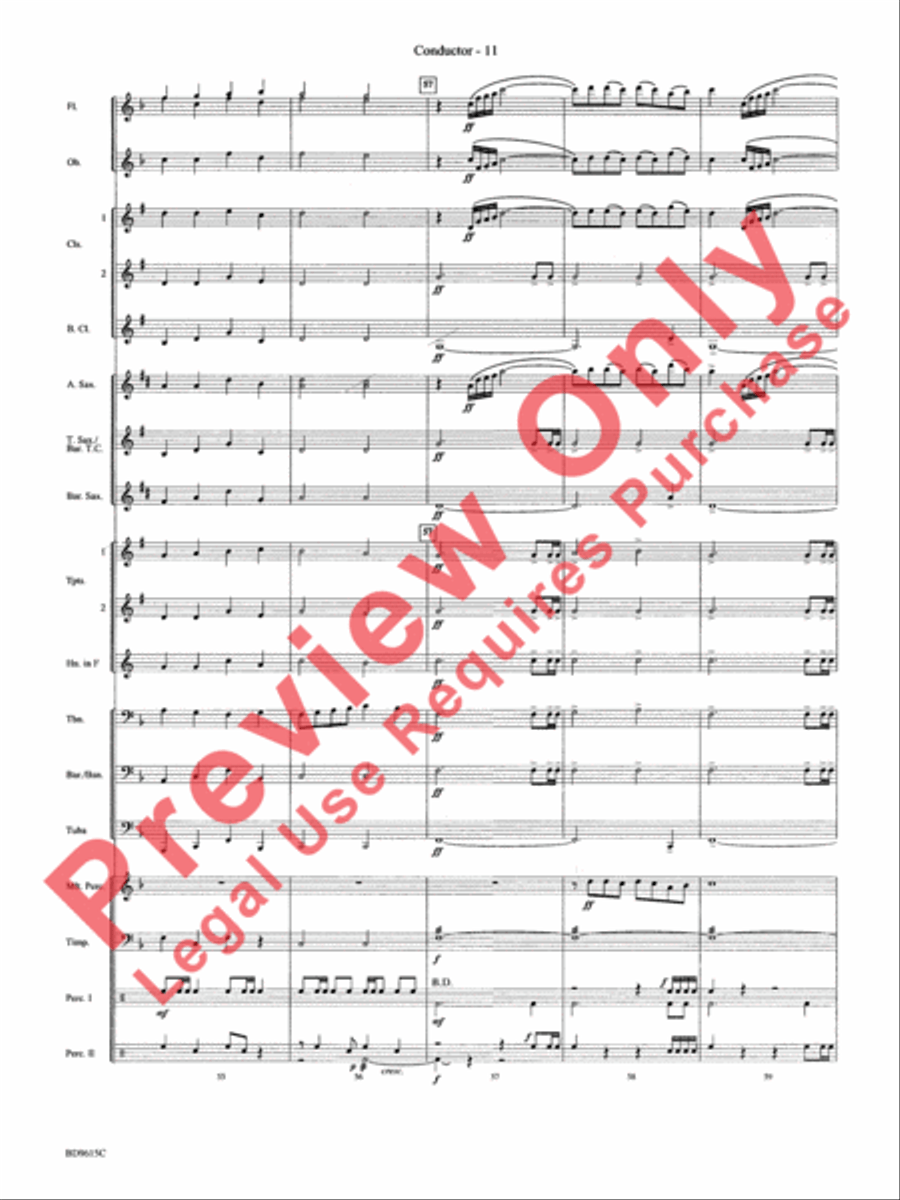 Angels We Have Heard on High Concert Band scores gallery preview page 14