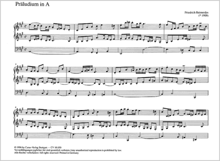 Reimerdes: Preludes and Fugues for Organ