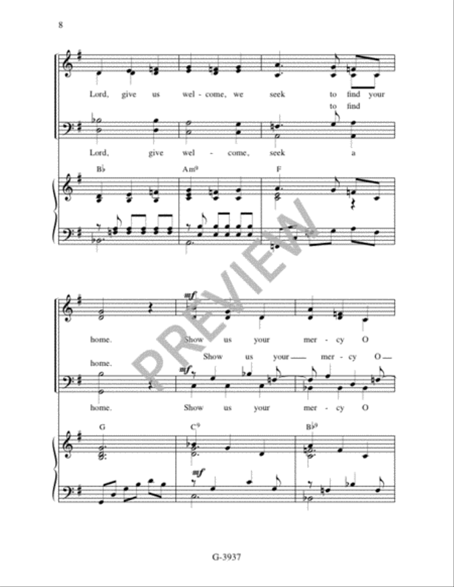 Let Justice Roll Down 4-Part scores gallery preview page 9