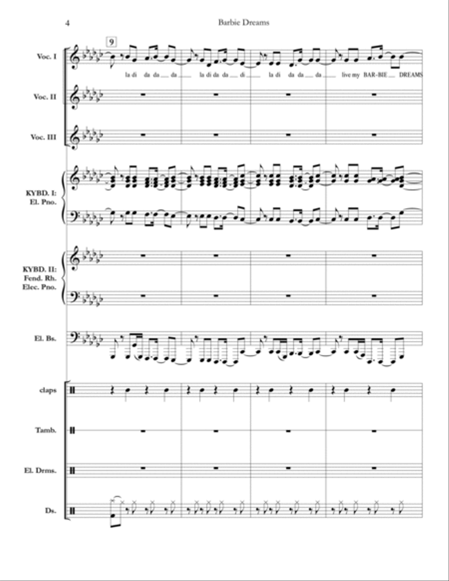 Barbie Dreams School and Community scores gallery preview page 4