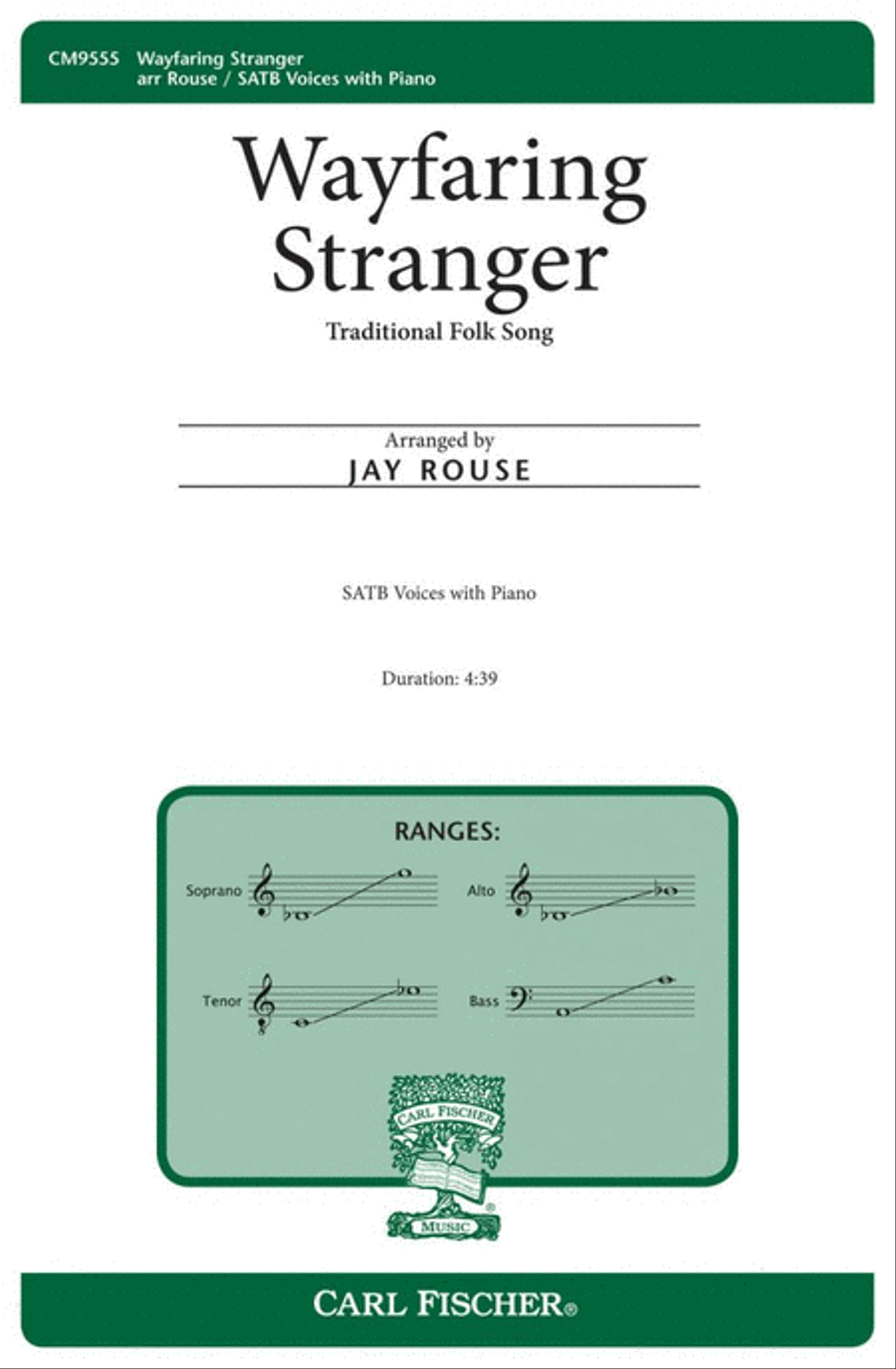 Wayfaring Stranger 4-Part scores gallery preview page 1
