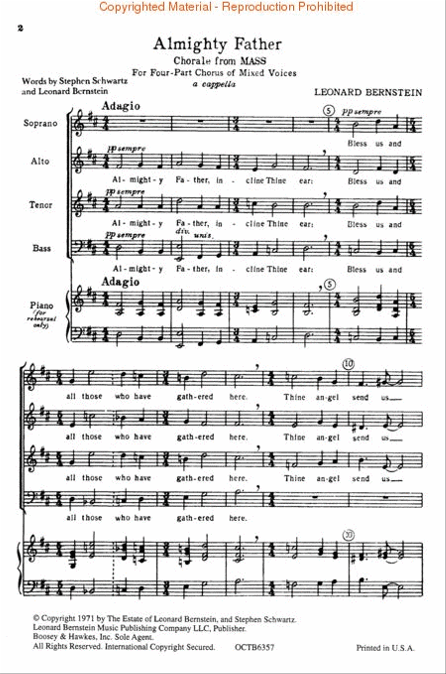 Almighty Father 4-Part scores gallery preview page 2