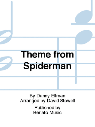 Book cover for Theme from Spiderman