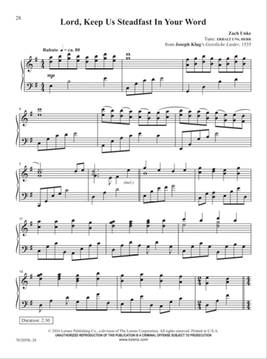The Church Pianist's Library, Vol. 21 Piano Solo scores gallery preview page 16