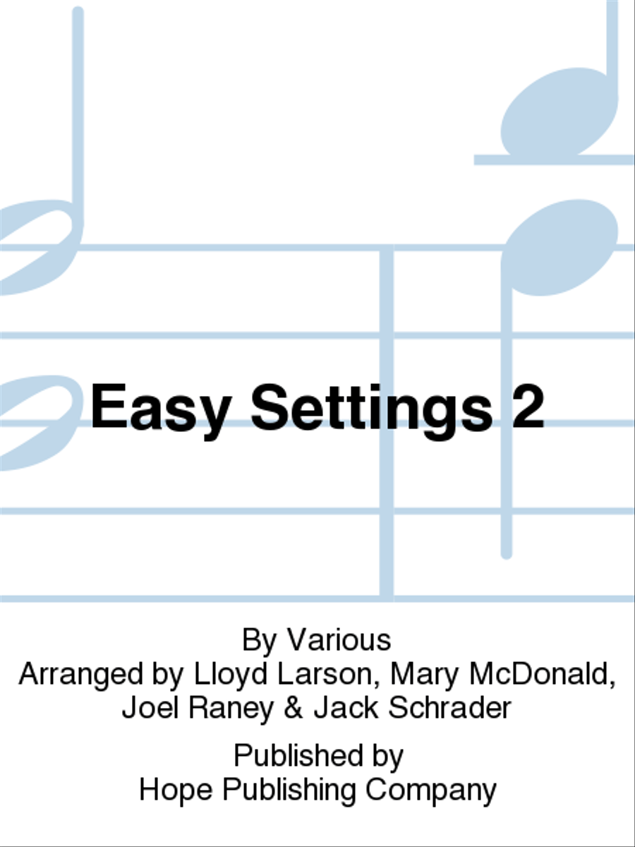 Easy Settings 2 3-Part scores gallery preview page 1
