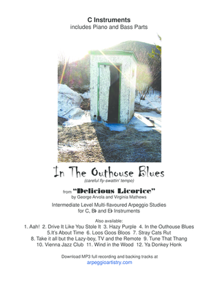 In the Outhouse Blues for flute, violin, C instruments.