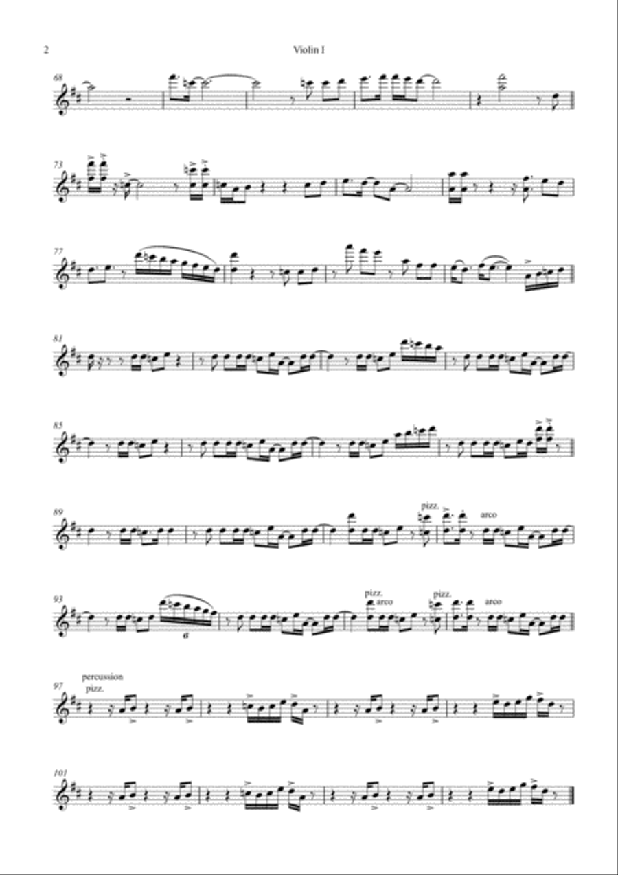 Don't Stop Til You Get Enough String Quartet scores gallery preview page 4