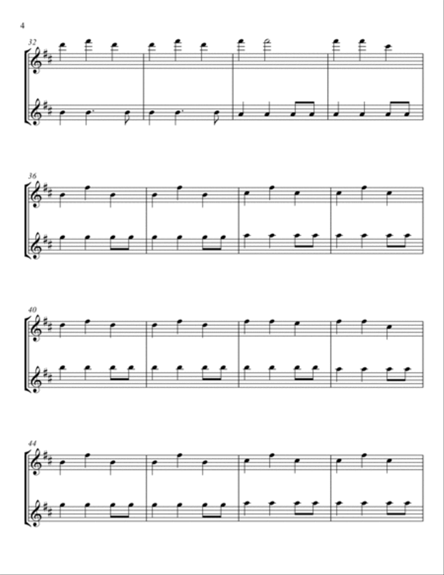 Interstellar Woodwind Duet scores gallery preview page 4