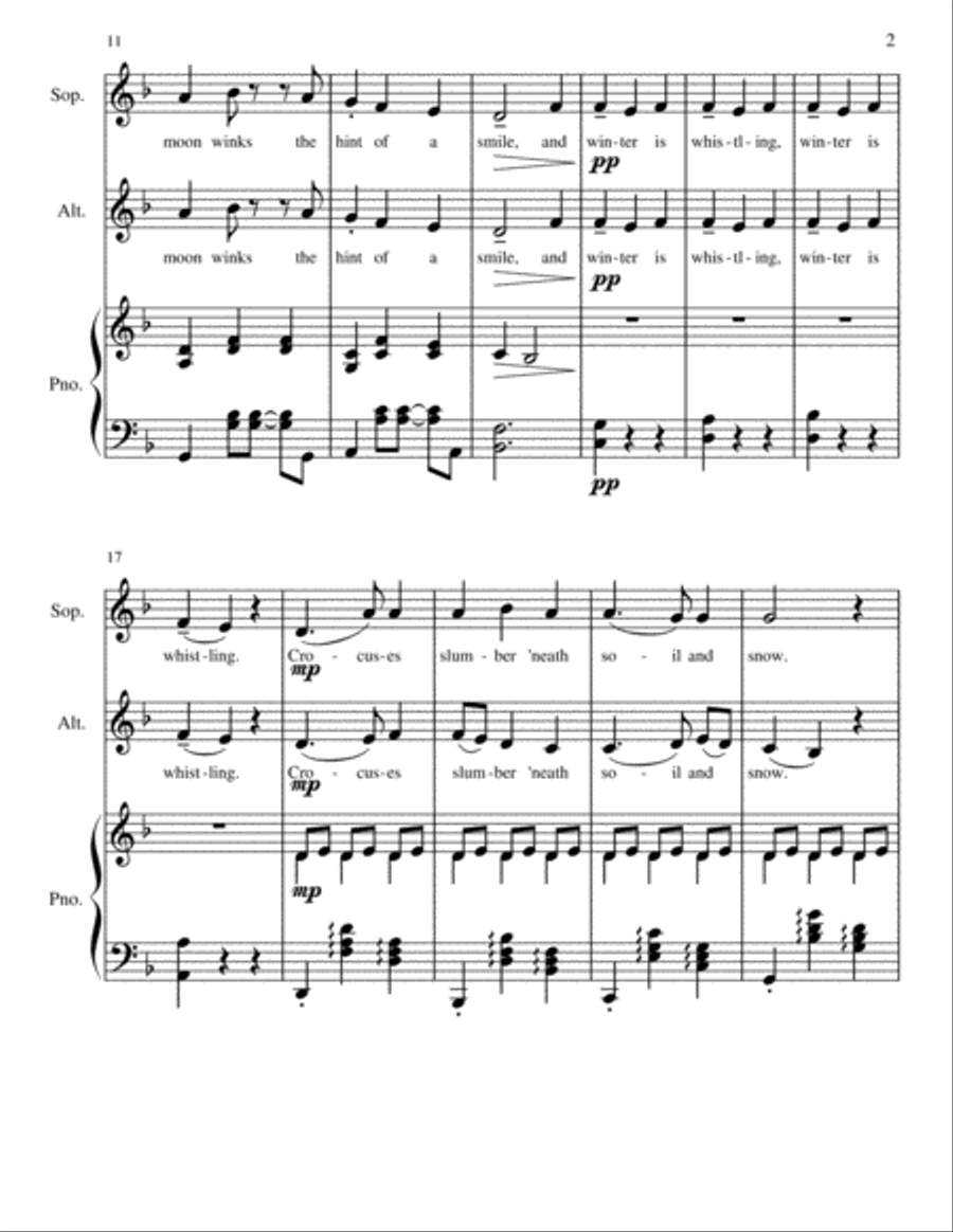 Winter is Whistling (A Winter Solstice Anthem for SA) SA scores gallery preview page 2