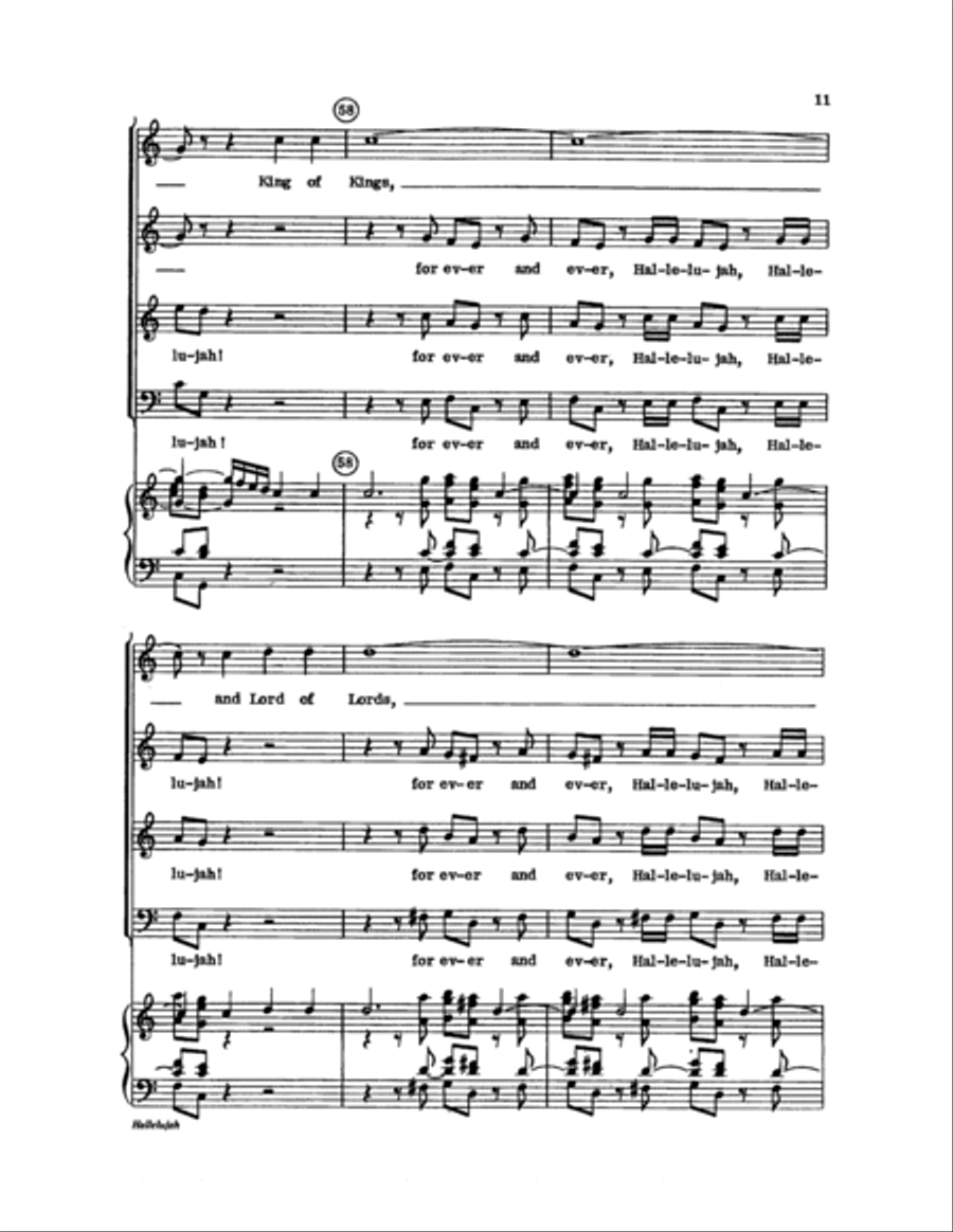 Hallelujah Choir scores gallery preview page 11
