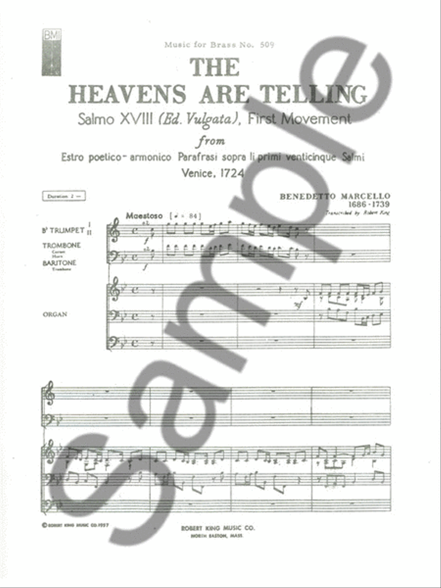 The Heavens Are Telling (quintet-mixed) School and Community scores gallery preview page 2
