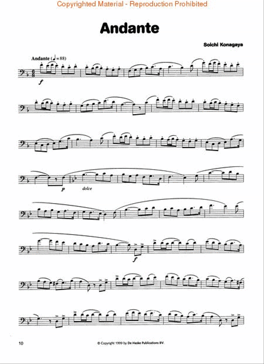 Steven Mead Presents: New Concert Studies for Euphonium - Bass Clef Baritone Horn scores gallery preview page 2