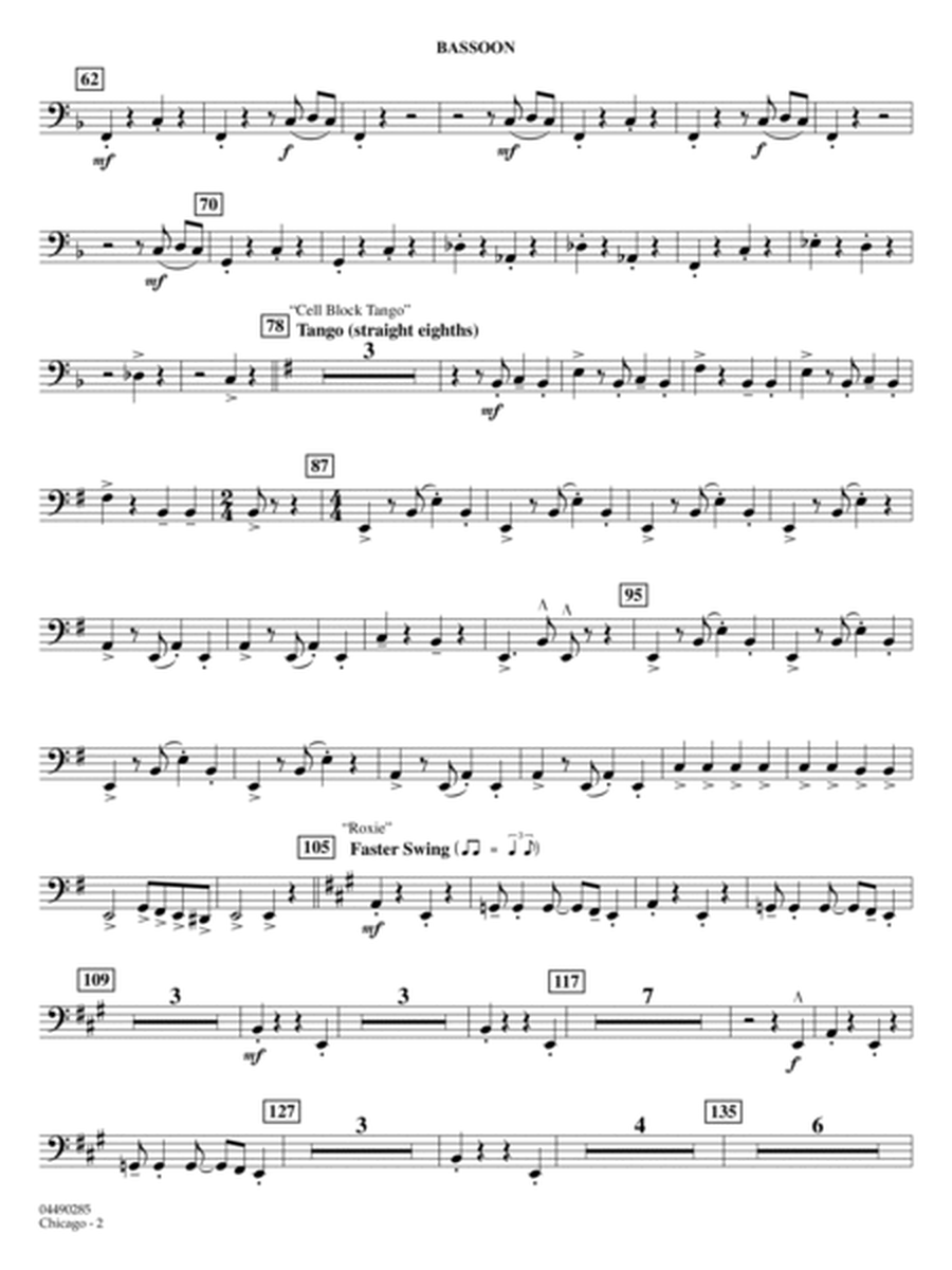 Chicago (arr. Ted Ricketts) - Bassoon