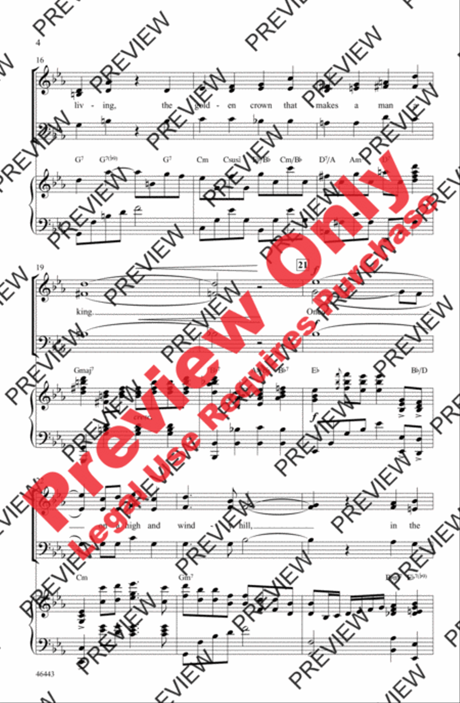 Love Is a Many Splendored Thing 3-Part scores gallery preview page 4