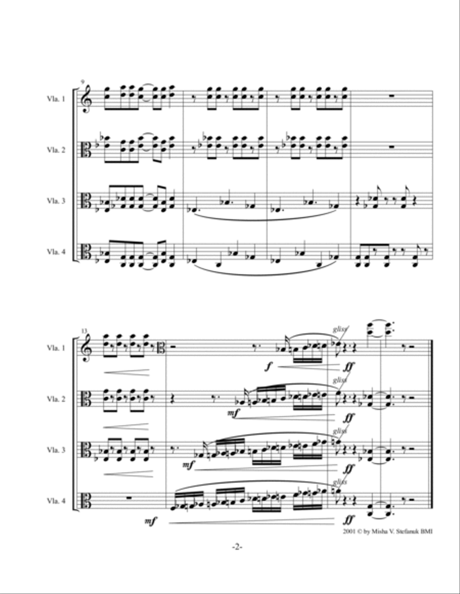 4U String Quartet scores gallery preview page 2