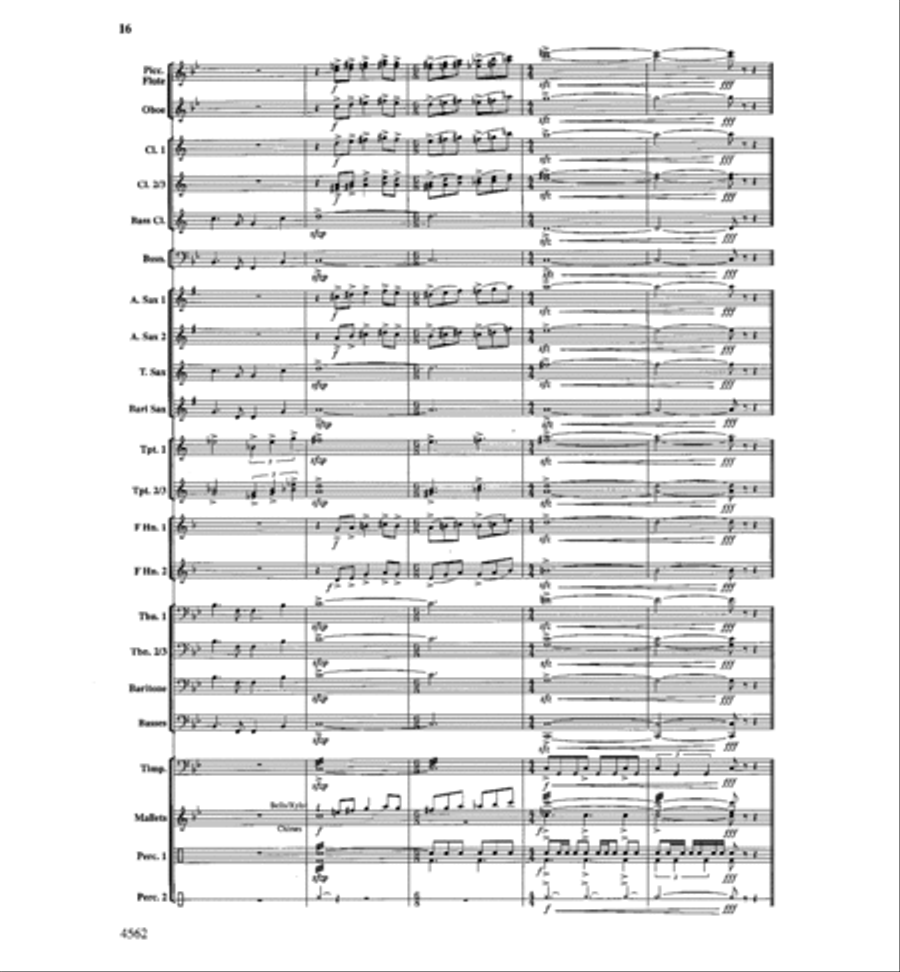 Antecedium Antecedium Concert Band scores gallery preview page 17