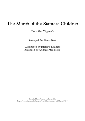 Book cover for The March Of The Siamese Children