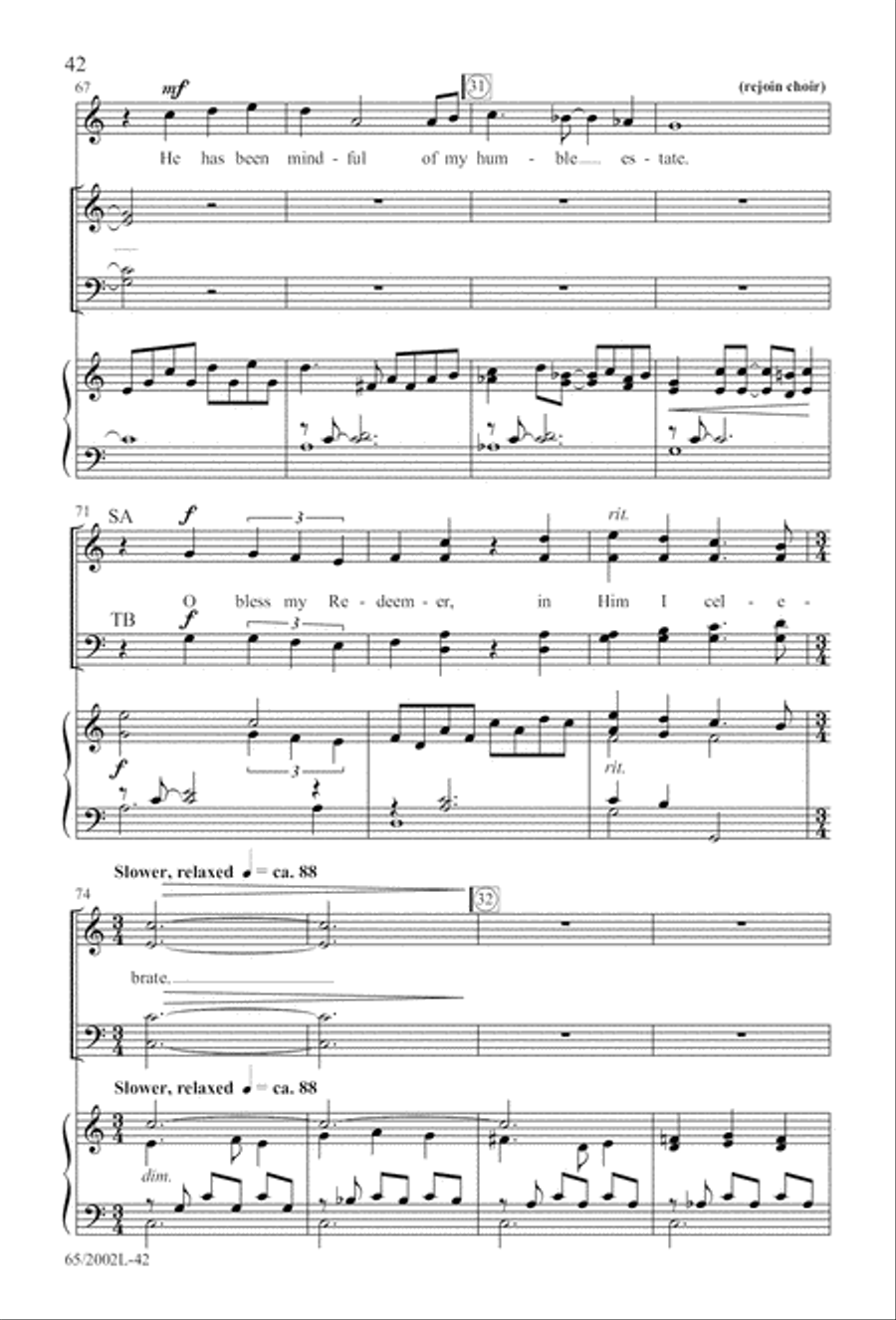 And This Shall Be a Sign And This Shall Be a Sign 4-Part scores gallery preview page 43