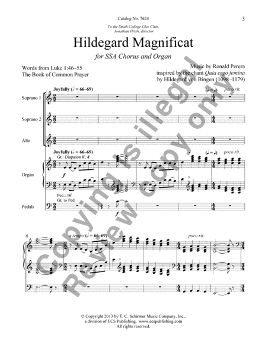 Hildegard Magnificat SSA scores gallery preview page 9