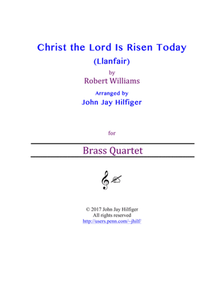 Book cover for Christ the Lord Is Risen Today (Brass Quartet)