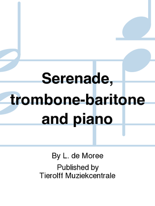 Sérénade, Trombone/Euphonium/Baritone & Piano
