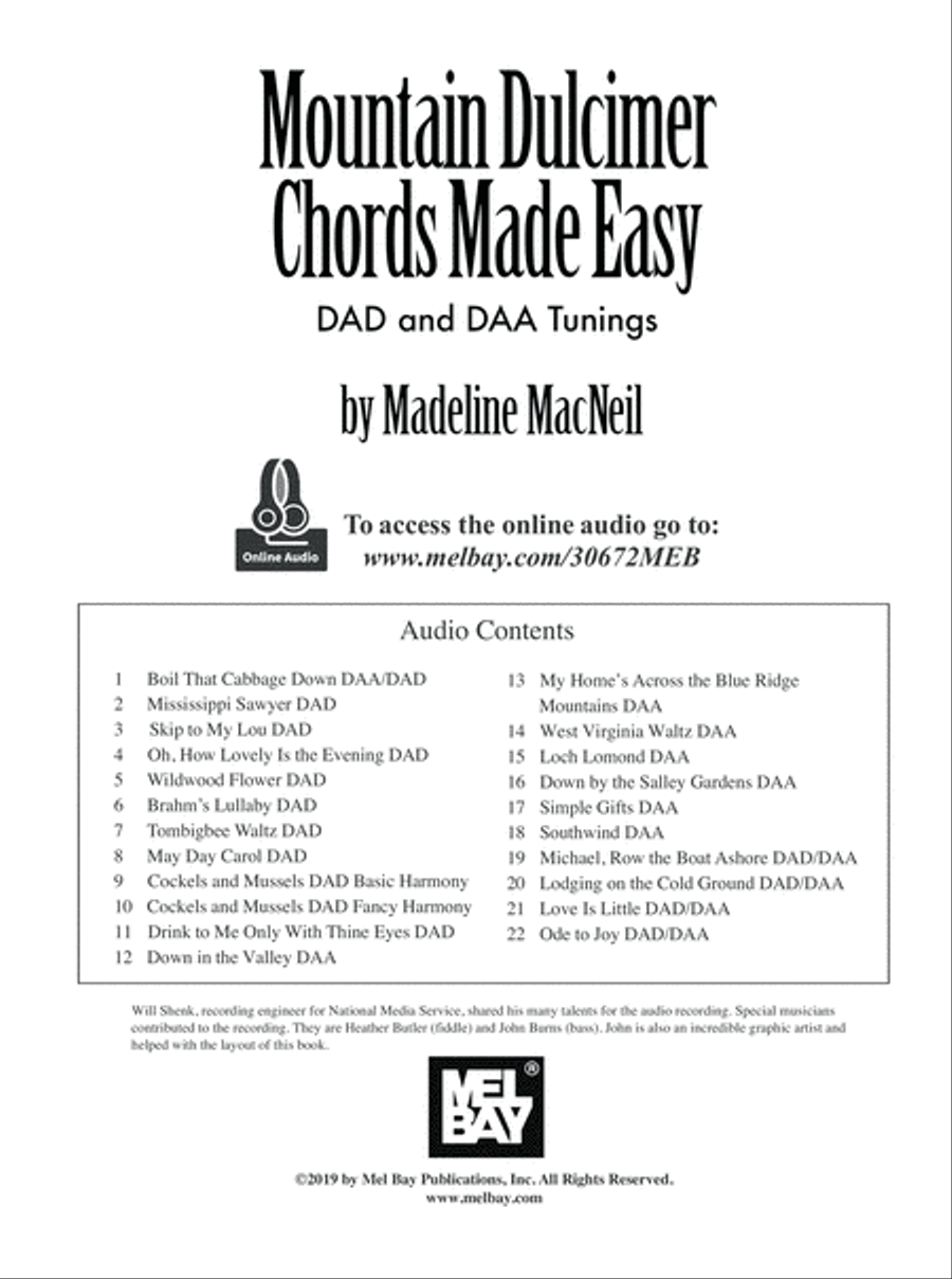Mountain Dulcimer Chords Made Easy Mountain Dulcimer scores gallery preview page 2