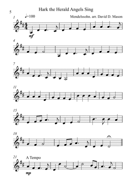 10 Christmas Carols for early intermediate Violin and Piano image number null