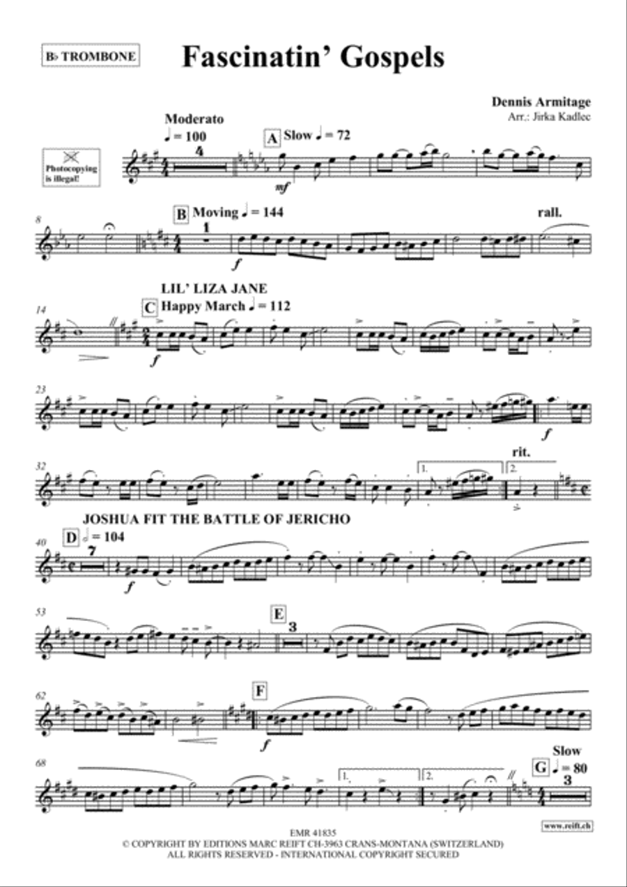 Fascinatin' Gospels Piano Accompaniment scores gallery preview page 5